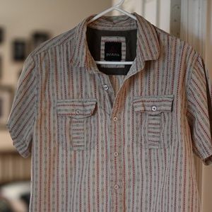 Prana Short Sleeve Button Up